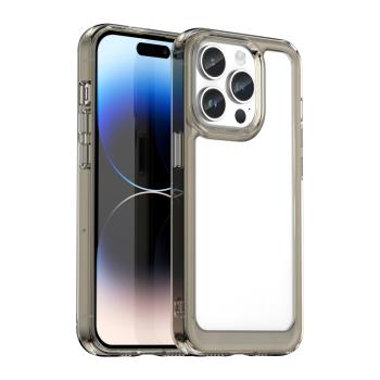 CRYSTAL Ochranný kryt Apple iPhone 15 Pro šedý