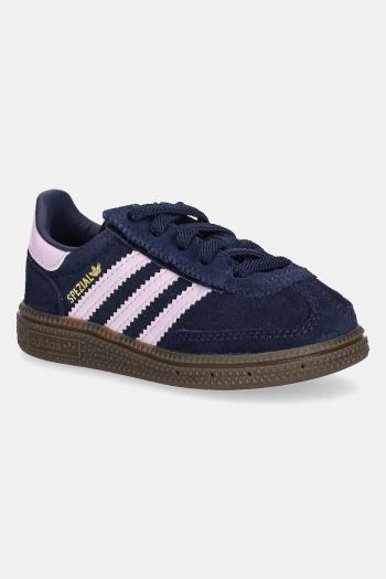 Detské semišové tenisky adidas Originals HANDBALL SPEZIAL tmavomodrá farba, JI2901