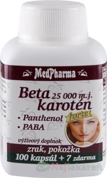 MedPharma BETAKAROTÉN 25.000 m.j.+Pantenol+PABA 107 ks