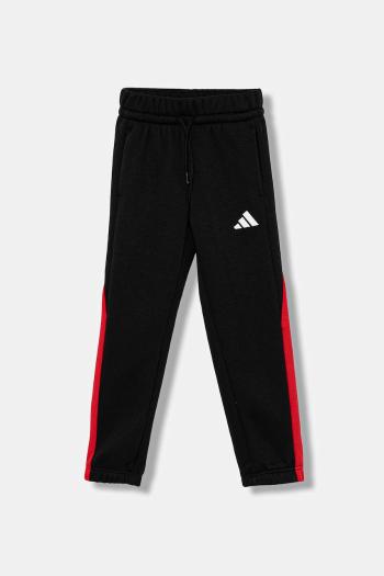 Detské tepláky adidas čierna farba, vzorované, JM1627