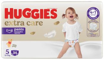 HUGGIES Elite Soft Pants 5 1×1 ks 34 ks,HUGGIES® Nohavičky plienkové jednorazové 5 Extra Care Pants (12-17 kg) 34 ks