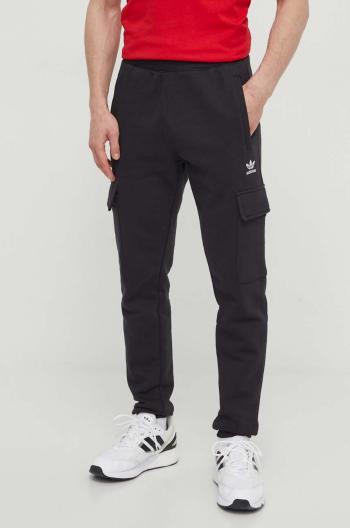 Tepláky adidas Originals Trefoil Essentials Cargo Pants čierna farba, s nášivkou, IP2755