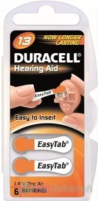 DURACELL HA 13 EASYTAB 1.4V batérie