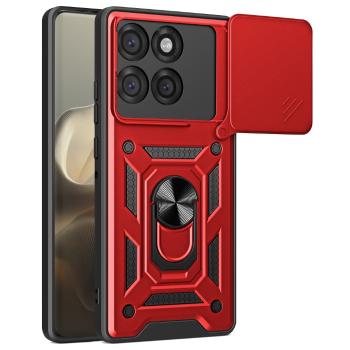 RING CAMERA Kryt s držiakom pre Motorola Edge 60 Pro červený