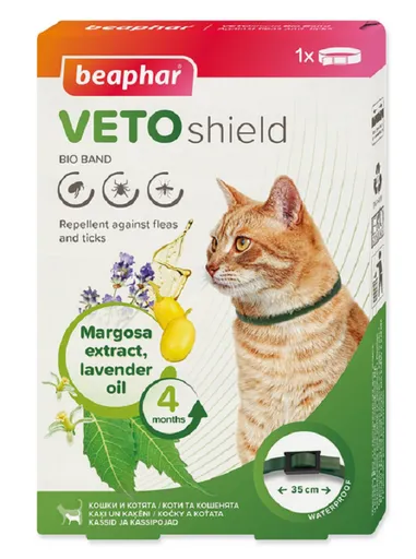 Beaphar Bio Band repelentný obojok pre mačky 35cm