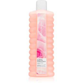 Avon Senses L'amour Sunrise pena do kúpeľa s vôňou ruží 500 ml