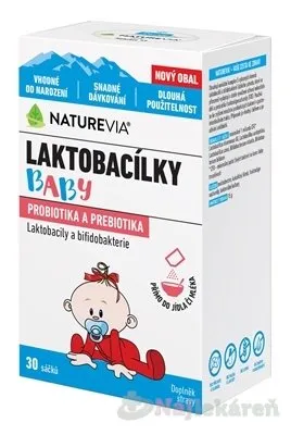 Swiss NatureVia Laktobacieľky baby 30 sáčkov