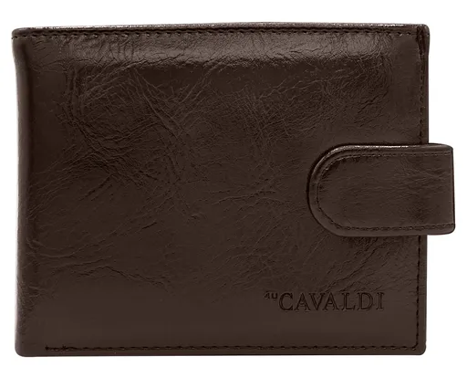 Pánska  peňaženka F18-PAL41W-BL hnedá z eko-kože