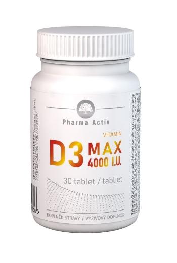 Pharma Activ Vitamin D3 MAX 4000 I.U. 30 tablet