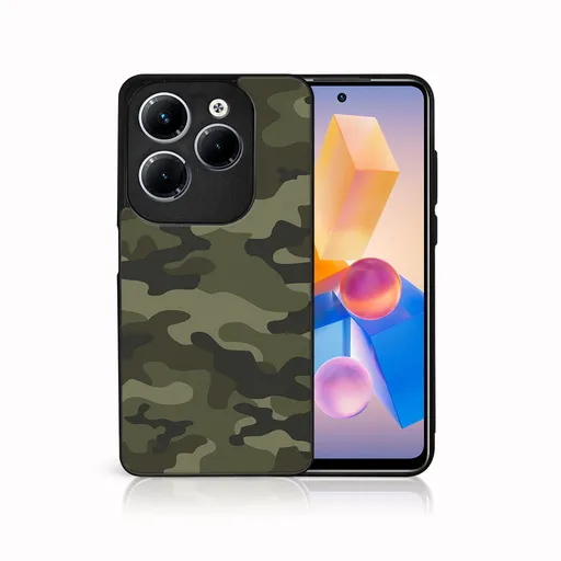 MY ART Ochranný kryt pre Infinix Hot 40 / Hot 40 Pro GREEN CAMO (235)