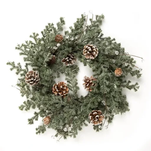 ArtFir Vianočný veniec 06 | zelená 40 cm