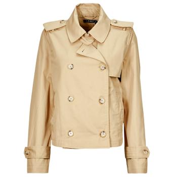 Lauren Ralph Lauren  SAYAITE-UNLINED-TRENCH  Kabátiky Trenchcoat Béžová