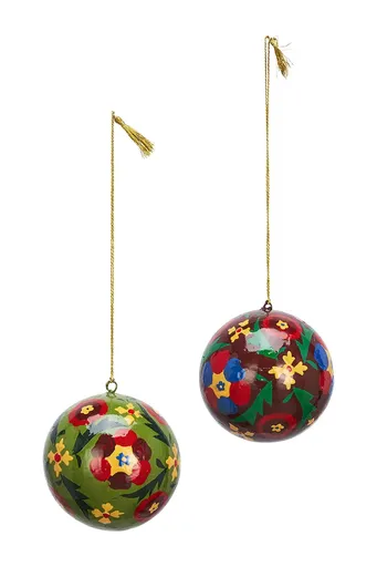 Vianočná dekorácia Madam Stoltz 7 cm 2-pak