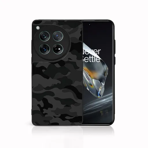 MY ART Ochranný kryt pre OnePlus 12 BLACK CAMO (234)