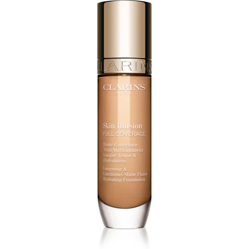 Clarins Skin Illusion Hydrating Foundation vysoko krycí make-up odtieň 105.5W 30 ml