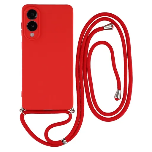 ROPE Kryt so šnúrkou Samsung Galaxy S25 Edge červený