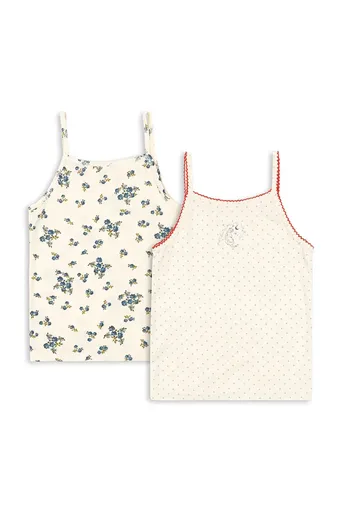 Detský top Konges Sløjd MIMMI MODAL STRAP TOPS 2-pak