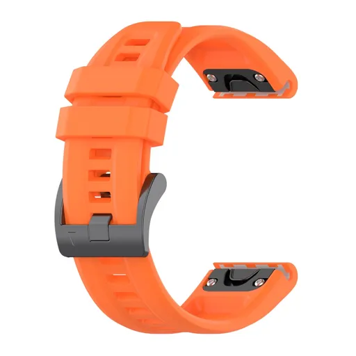 SILICONE Remienok pre Garmin Fenix 7S Solar oranžový