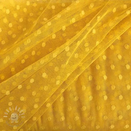 Tyl na TUTU SPOT yellow