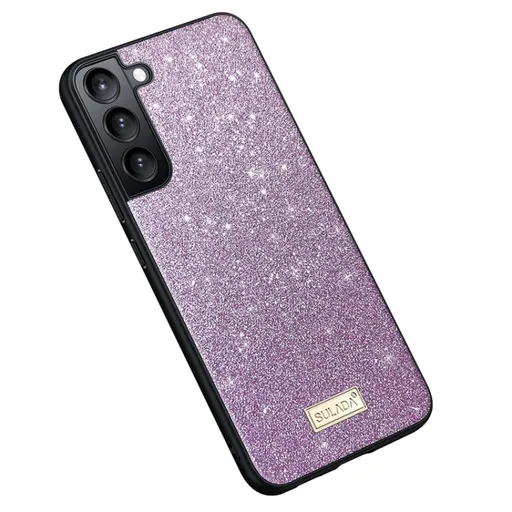 SULADA GLITTER Trblietavý ochranný kryt Samsung Galaxy S25+ 5G fialový