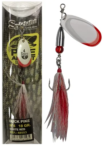 Pezon&michel rotačka buck pike white red - 18 g