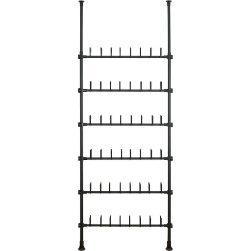 Wenko Teleskopický stojan na 48 párov topánokHerkules Shoes, čierny