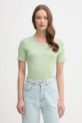 Bavlnené tričko United Colors of Benetton dámske, červená farba, 3GA2E16A2