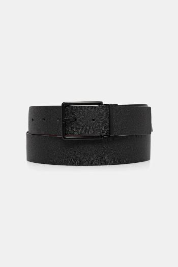 Obojstranný opasok Calvin Klein čierna farba, LV04D7048G