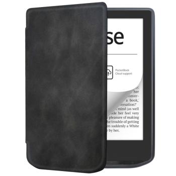 SOFT Zaklápacie puzdro Pocketbook 629 Verse / Pocketbook 634 Verse Pro čierne