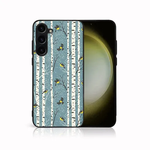 MY ART Kryt s vianočným dizajnom Samsung Galaxy S25 FE BIRCH (072)