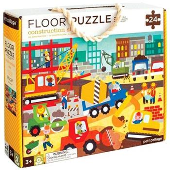 Petit Collage Podlahové puzzle stavba v meste (736313543308)