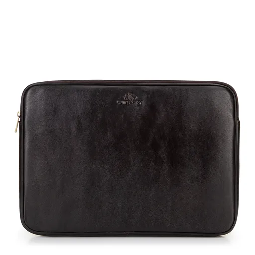 Puzdro na notebook 15,6” z pravej kože, tmavohnedé 16-2-001-4