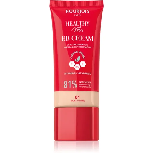 Bourjois Healthy Mix Clean & Vegan BB Cream BB krém odtieň 01 Ivory 30 ml