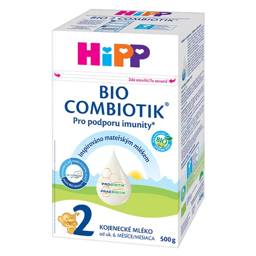 HIPP 2 Combiotik pokračovacie dojčenské mlieko BIO 500 g