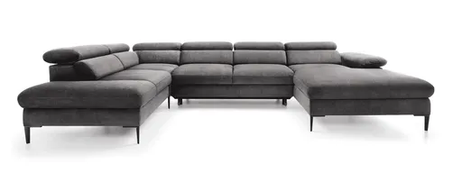 ArtPS Rohová sedacia súprava BLUES U2 | grafit Vogue 16