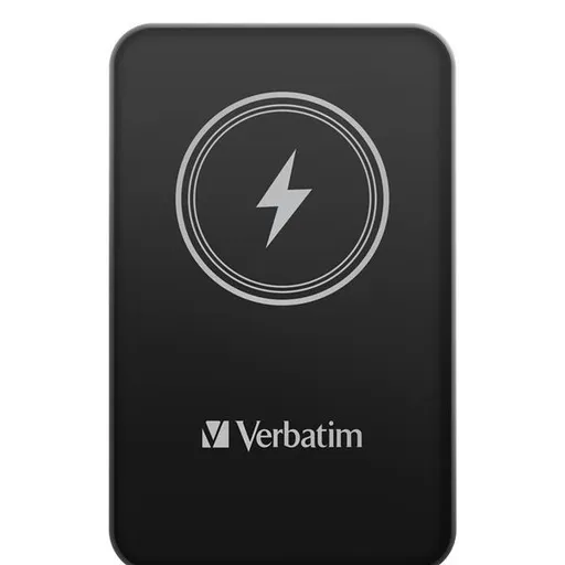 VERBATIM Powerbanka Charge 'n' Go, Magnetická, 5000 mAh, USB-C, Čierna