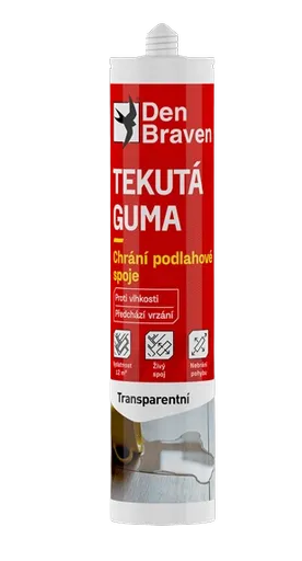DEN BRAVEN - Tekutá guma transparentná 0,28 L