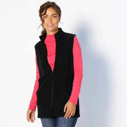 Fleecová vesta na zips