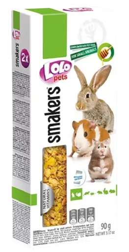 LOLOPETS tyčinka pre králiky a hlodavce - med 2ks/90g