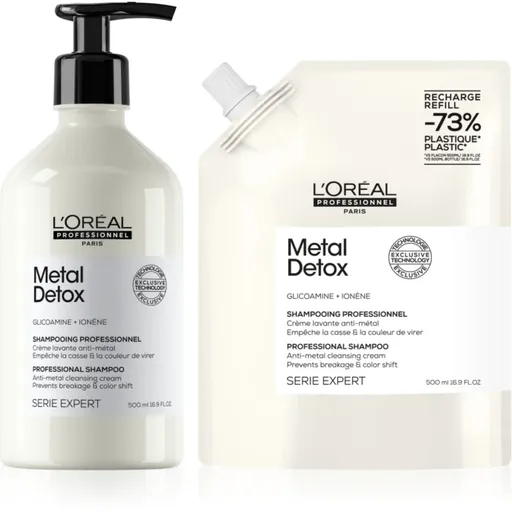 L’Oréal Professionnel Serie Expert Metal Detox výhodné balenie pre poškodené vlasy