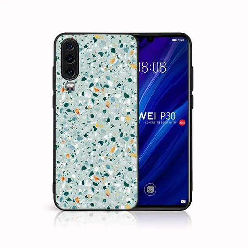 MY ART Ochranný obal pre Huawei P30 BLUE TERRAZZO (164)