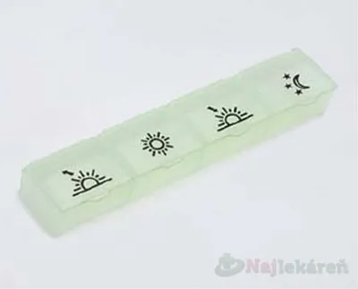 Obzor Dávkovač liekov typ 04 denný svetlo zelený 1 ks