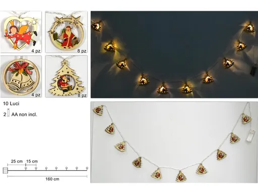 MAKRO - Reťaz vianočná LED rôzne druhy