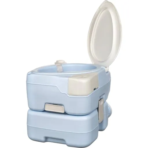 Happy Green Prenosná toaleta 15 l, modrá