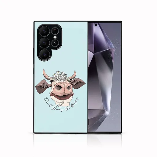 MY ART Ochranný kryt pre Samsung Galaxy S24 Ultra 5G HAPPY COW (181)