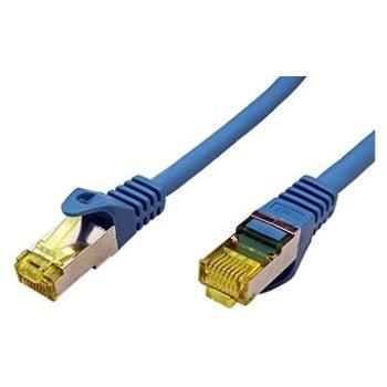 OEM S/FTP patchkabel Cat 7, s konektormi RJ45, LSOH, 0.25 m, modrý (21.92.2114)