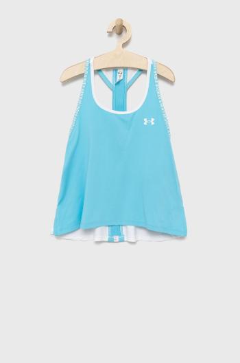 Detský top Under Armour 1363374 tyrkysová farba,