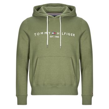 Tommy Hilfiger  TOMMY LOGO HOODY  Mikiny Kaki