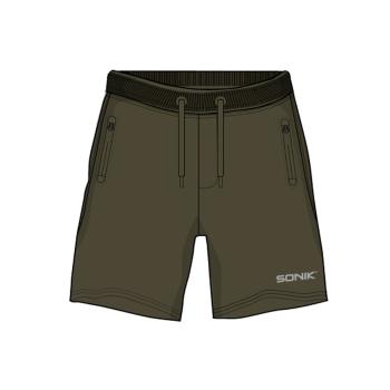 Sonik Kraťasy Green Fleece Shorts - M,Sonik Kraťasy Green Fleece Shorts - M
