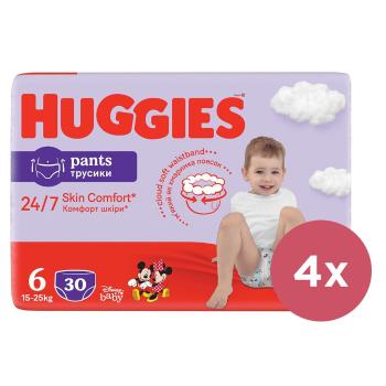 HUGGIES® Pants Nohavičky plienkové jednorazové 6 (15-25 kg) 120 ks - MESAČNÁ ZÁSOBA